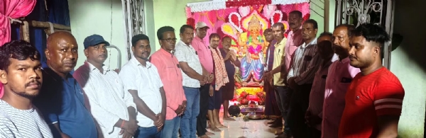 PUJA MANDAP BULILE BJP NETA PUJA MANDAP BULILE BJP NETA