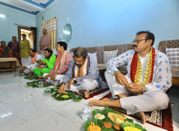 ସମ୍ବଲପୁରରେ ନୂଆଁଖାଇ ପାଳିଲେ ସାଂସଦ