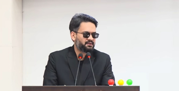 संसद को संबोधित करते प्रधानमंत्री बालेन्द्र शाह