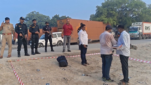 मौके पर एटीएस के अफसर