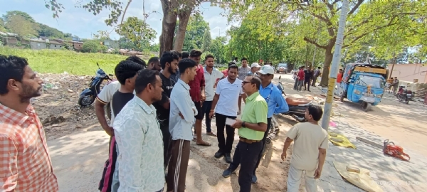 ସ୍ୱଚ୍ଛ ଓ ଅବରୋଧମୁକ୍ତ ସମ୍ବଲପୁର ଗଠନ ସ୍ଲୋଗାନରେ ସାହୁ କଲୋନୀ ଭେଣ୍ଡିଂ ଜୋନ୍ର ସଫଳ ସକ୍ରିୟକରଣ