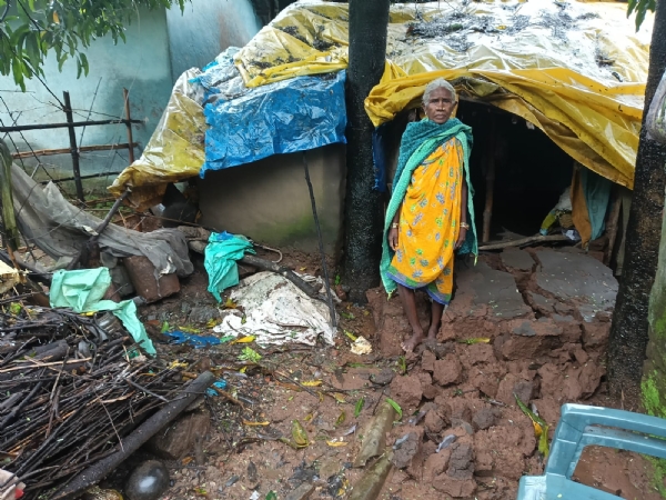 ଲଗାଣ ବର୍ଷା ରେ  ୨୦୬  ଘର ଭାଙ୍ଗିଲା