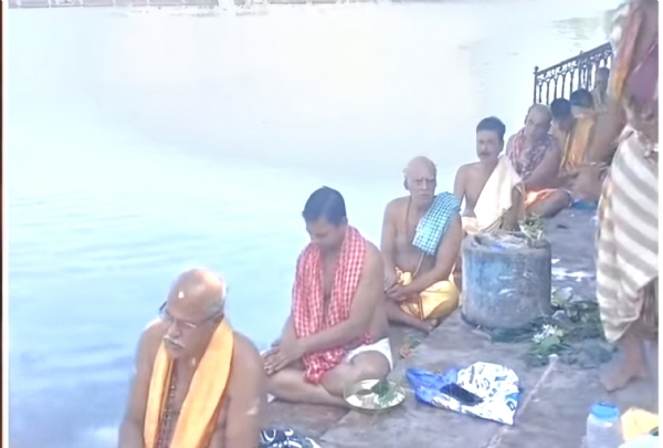 ତୀର୍ଥ ପୁଷ୍କରିଣୀ ଓ ମହୋଦଧିରେ ଅପରପକ୍ଷ ତର୍ପଣ ଆରମ୍ଭ