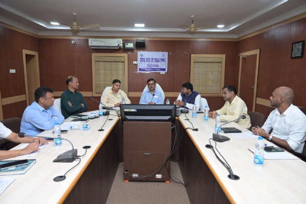 କୋରାପୁଟ ଜିଲ୍ଲାରେ SIR-୨୦୨୬ କାର୍ଯ୍ୟକ୍ରମର ଅଗ୍ରଗତି ସମୀକ୍ଷା ବୈଠକ କୋରାପୁଟ ଜିଲ୍ଲାରେ SIR-୨୦୨୬ କାର୍ଯ୍ୟକ୍ରମର ଅଗ୍ରଗତି ସମୀକ୍ଷା ବୈଠକ